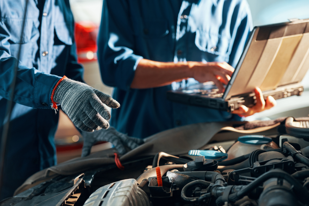 Mechanic at work
